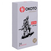 Точечные презервативы OKOTO Dotted - 12 шт. - Sitabella - купить с доставкой в Батайске