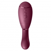 Малиновый двойной стимулятор Womanizer Next Duo - Womanizer