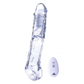 Прозрачная насадка-удлинитель Length Enhancer With Bullet с подхватом - 22,3 см. - NMC - в Батайске купить с доставкой