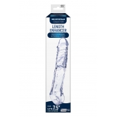 Прозрачная насадка-удлинитель Length Enhancer с подхватом - 22,3 см. - NMC - в Батайске купить с доставкой