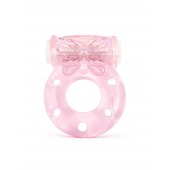 Розовое эрекционное виброкольцо с бабочкой - 1137 - в Батайске купить с доставкой