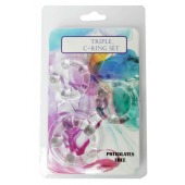 Набор из 3 эрекционных прозрачных колец - Boys of Toys - в Батайске купить с доставкой