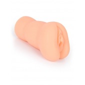 Телесный мастурбатор-вагина с 2 эрекционными кольцами в комплекте - Sexy Girl - в Батайске купить с доставкой