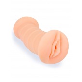 Телесный двусторонний мастурбатор с вибропулей и эрекционными кольцами в комплекте - Sexy Girl - в Батайске купить с доставкой