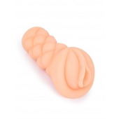 Телесный мастурбатор-вагина с вибропулей и эрекционными кольцами в комплекте - Sexy Girl - в Батайске купить с доставкой