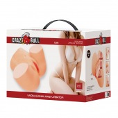 Телесный мастурбатор Liora с 2 любовными тоннелями - Baile - в Батайске купить с доставкой