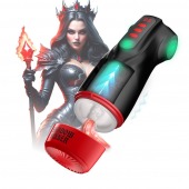 Интерактивный мастурбатор Raven с вакуумом, вибрацией и подсветкой - Shots Media BV - в Батайске купить с доставкой