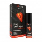 Жидкий вибратор Orgie High Voltage Strawberry - 15 мл. - ORGIE - купить с доставкой в Батайске