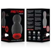 Черно-красный мастурбатор с вибрацией и всасыванием - JAMYJOB - в Батайске купить с доставкой