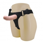 Реалистичный страпон-фаллоимитатор на трусиках Ultra Passionate Harness - 15 см. - Baile - купить с доставкой в Батайске