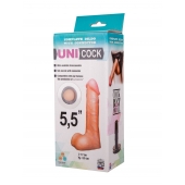 Фаллическая насадка Харнесс UNICOCK 5,5  - 17 см. - LOVETOY (А-Полимер) - купить с доставкой в Батайске