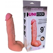 Фаллическая насадка Харнесс UNICOCK 9  - 24 см. - LOVETOY (А-Полимер) - купить с доставкой в Батайске