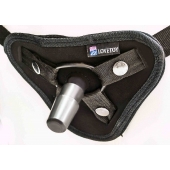Страпон с 2 насадками и вибрацией UniStrap - 20 и 18 см. - LOVETOY (А-Полимер) - купить с доставкой в Батайске
