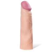 Реалистичная насадка с ярко выраженной головкой - 16,5 см. - A-toys - в Батайске купить с доставкой