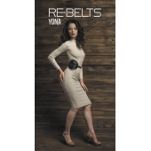 Пояс с клёпками Yona Black - Rebelts - купить с доставкой в Батайске
