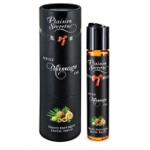 Массажное масло с ароматом экзотических фруктов Huile de Massage Gourmande Fruits Exotiques - 59 мл. - Plaisir Secret - купить с доставкой в Батайске