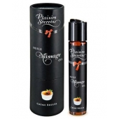 Массажное масло с ароматом крем брюле Huile de Massage Gourmande Creme Brulée - 59 мл. - Plaisir Secret - купить с доставкой в Батайске