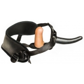 Женский страпон с вагинальной пробкой Woman Strap - 12 см. - LOVETOY (А-Полимер) - купить с доставкой в Батайске