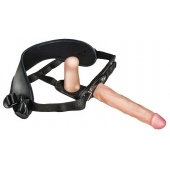 Женский страпон с вагинальной пробкой Woman Strap - 18 см. - LOVETOY (А-Полимер) - купить с доставкой в Батайске