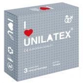 Презервативы с точками Unilatex Dotted - 3 шт. - Unilatex - купить с доставкой в Батайске