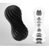 Мастурбатор FLEX Rocky Black с плотным рельефом - Tenga - в Батайске купить с доставкой