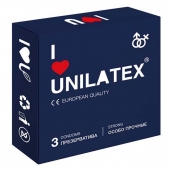 Ультрапрочные презервативы Unilatex Extra Strong - 3 шт. - Unilatex - купить с доставкой в Батайске