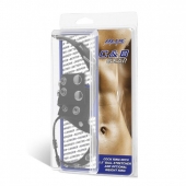 Утяжка на пенис и мошонку Cock Ring With 1.5  Ball Stretcher And Optional Weight Ring - BlueLine - купить с доставкой в Батайске