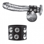 Ремень на член и мошонку 1.5  Cock Ring With Ball Strap - BlueLine - купить с доставкой в Батайске