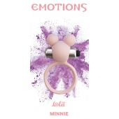 Розовое эрекционное виброколечко Emotions Minnie Light pink - Lola Games - в Батайске купить с доставкой