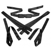 Бондажный набор из сатиновых лент Bordeaux 5 Piece Satin Bondage Set - XR Brands - купить с доставкой в Батайске