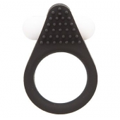 Чёрное эрекционное кольцо LIT-UP SILICONE STIMU RING 1 BLACK - Dream Toys - в Батайске купить с доставкой