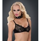 Полиуретановый ошейник с пуклями и D-кольцами Collar with Studs - Blush Novelties - купить с доставкой в Батайске