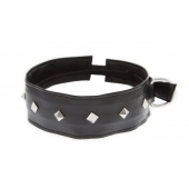 Полиуретановый ошейник с пуклями Collar with Studs - Blush Novelties - купить с доставкой в Батайске