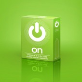 Цветные ароматизированные презервативы ON) Fruit   Color - 3 шт. - ON) - купить с доставкой в Батайске