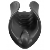 Чёрный мастурбатор Vibrating Silicone Stimulator с вибрацией - Pipedream - в Батайске купить с доставкой