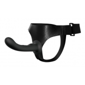 Страпон с изогнутой головкой Ultra Harness Curvy Dildo - 15,8 см. - Baile - купить с доставкой в Батайске