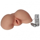 Телесная вибровагина из киберкожи с выносным пультом - LOVETOY (А-Полимер) - в Батайске купить с доставкой