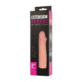 Телесная насадка-удлинитель Extension sleeve - 17 см. - Sitabella - в Батайске купить с доставкой