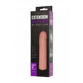 Насадка-удлинитель Extension sleeve телесного цвета - 18,5 см. - Sitabella - в Батайске купить с доставкой