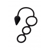 Тройное эрекционное кольцо с анальным хвостом Drop S-size - Erotist Adult Toys - в Батайске купить с доставкой