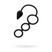 Тройное эрекционное кольцо с анальным хвостом Drop S-size - Erotist Adult Toys - в Батайске купить с доставкой