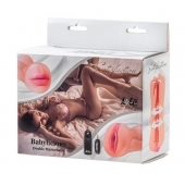 Двусторонний мастурбатор с вибропулей Satisfaction Babylicious - Lola Games - в Батайске купить с доставкой