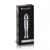 Ребристый фаллоимитатор для электростимуляции Funky Fella Rill Dildo - 13 см. - MyStim - купить с доставкой в Батайске