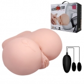 Вагина и анус с вибрацией CrazyBull Vagina and Ass - Baile - в Батайске купить с доставкой