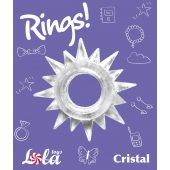 Прозрачное эрекционное кольцо Rings Cristal - Lola Games - в Батайске купить с доставкой