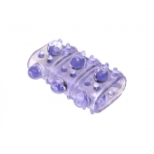 Фиолетовая насадка на пенис Rings Armour - Lola Games - в Батайске купить с доставкой