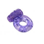 Фиолетовое эрекционное кольцо с вибрацией Rings Axle-pin - Lola Games - в Батайске купить с доставкой