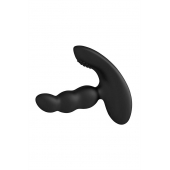 Черный силиконовый стимулятор простаты Levett Nitoc с пультом ДУ - Levett - в Батайске купить с доставкой