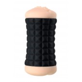 Двухсторонний мастурбатор JOS JANICE в черном цилиндре - JOS - в Батайске купить с доставкой