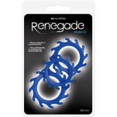 Набор из 3 синих эрекционных колец Renegade Gears - NS Novelties - в Батайске купить с доставкой